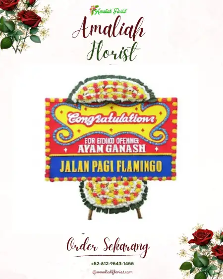 Sewa Papan Bunga Yaru